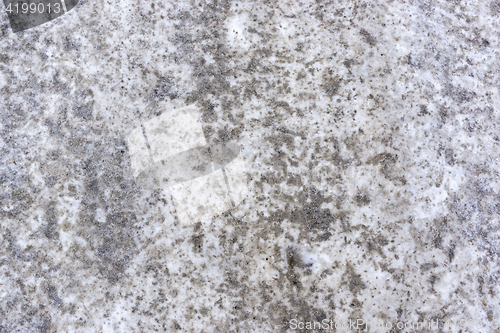 Image of Dirty background of ground with snow in winter