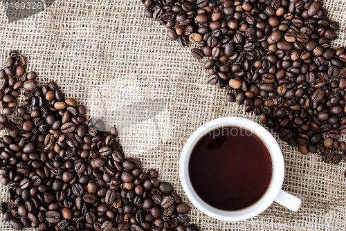 Image of the coffee grains