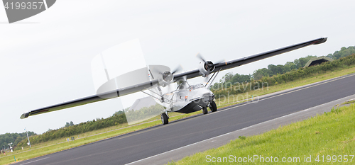 Image of LEEUWARDEN, NETHERLANDS - JUNE 11: Consolidated PBY Catalina in 