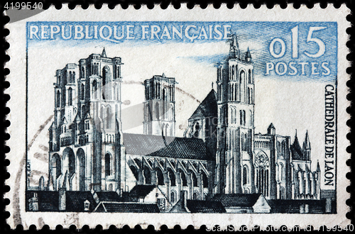 Image of Laon Cathedral Stamp