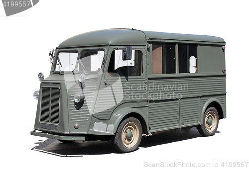 Image of Old Light Green Truck