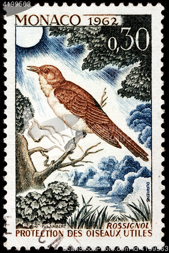 Image of Thrush Nightingale Stamp