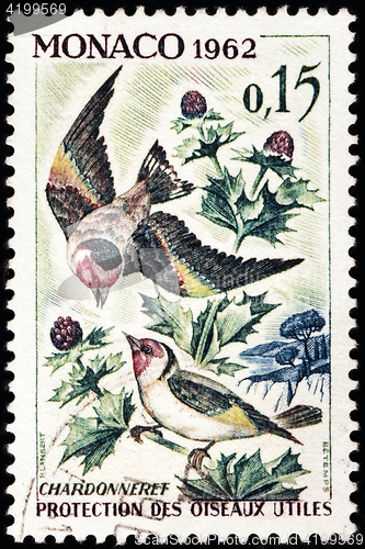Image of European Goldfinch Stamp
