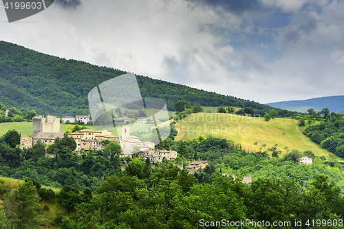 Image of View to village Gagliole