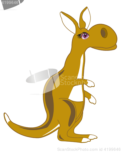 Image of Cartoon animal kangaroo