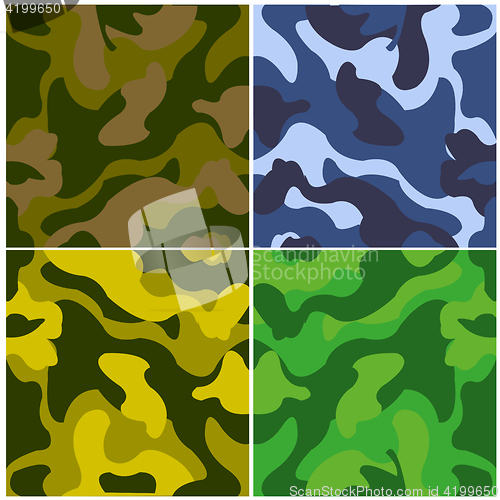 Image of Sample fabrics camouflage