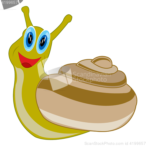 Image of Cartoon animal snail