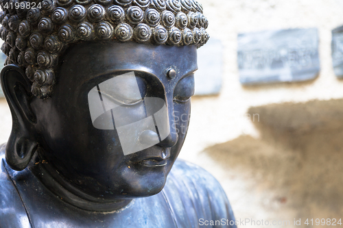 Image of Meditating Japanese Buddha Statue