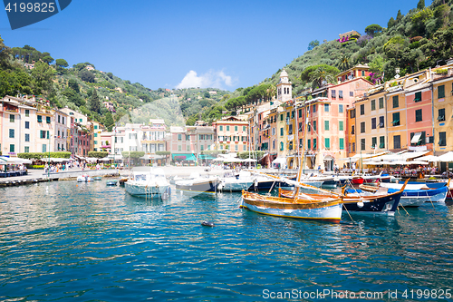 Image of Portofino, Italy - Summer 2016 - view from the sea