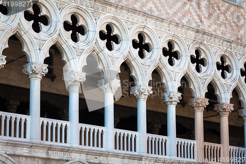 Image of Venice, Italy - Columns perspective