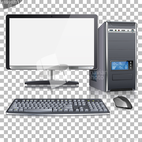 Image of High Detailed Modern Computer