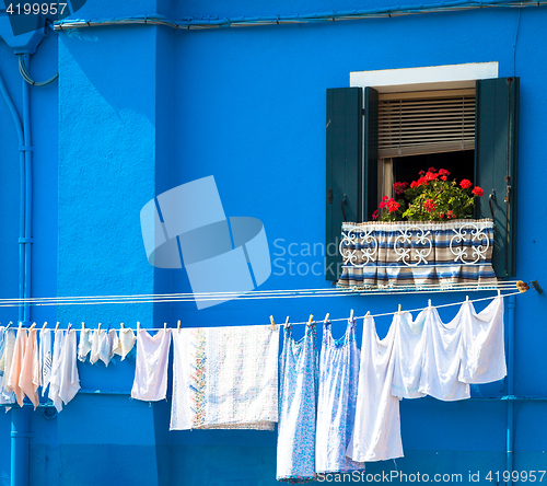 Image of Colored houses in Venice - Italy