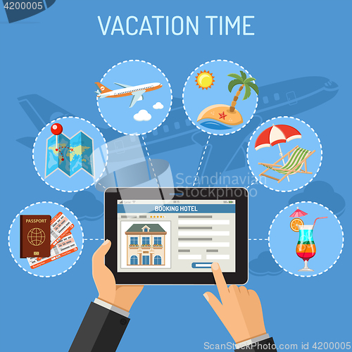 Image of Vacation and Tourism Concept