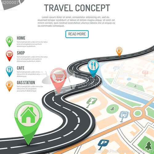 Image of Travel and Navigation Concept