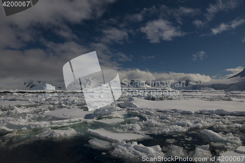 Image of Antarctica view form the ship