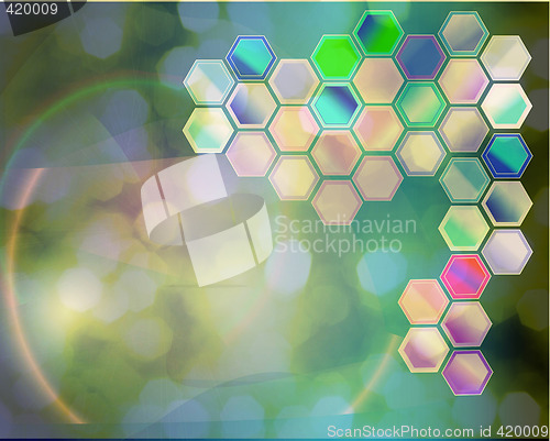 Image of science abstract background