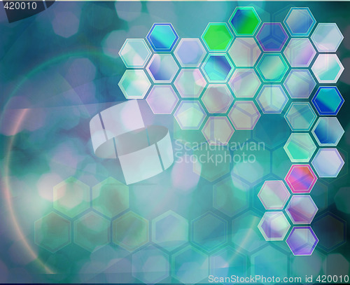 Image of science abstract background