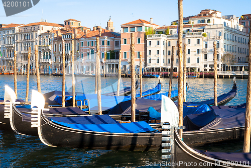 Image of Venice, Gondolas detail