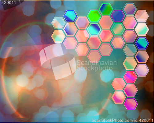 Image of science abstract background