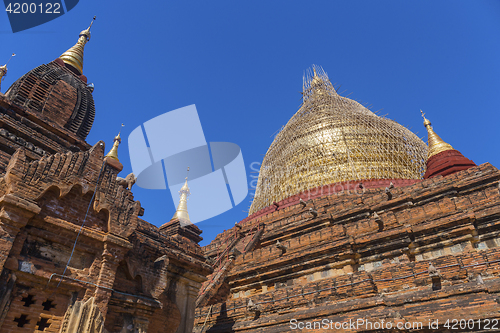 Image of Bagan buddha tower at day