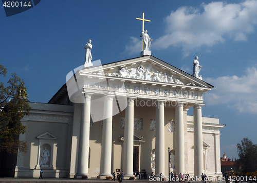 Image of editorial National Cathedral of Lithuania Vilnius