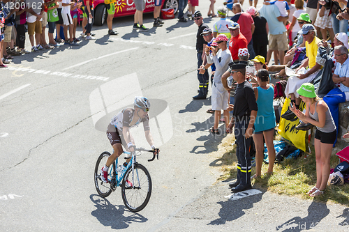 Image of The Cyclist Jan Bakelants on Col du Glandon - Tour de France 201