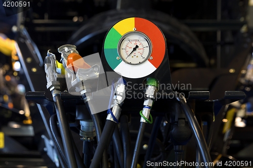 Image of Industrial measurement device closeup