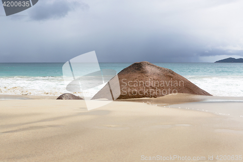 Image of Tropical beach view at Anse Lazio, Seychelles