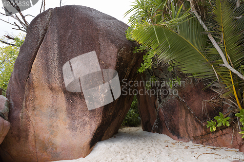 Image of Rocks at the beach of Anse Lazio, Seychelles