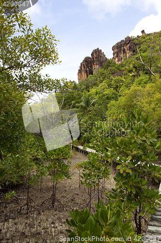 Image of Nature landscape at Curieuse island, Seychelles