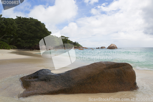 Image of Tropical beach view at Anse Lazio, Seychelles