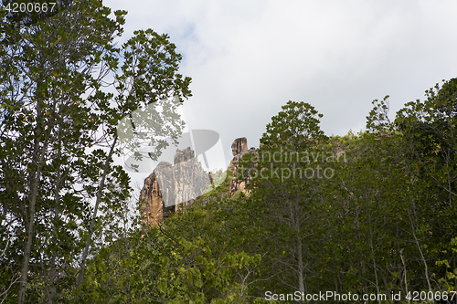 Image of Nature landscape at Curieuse island, Seychelles