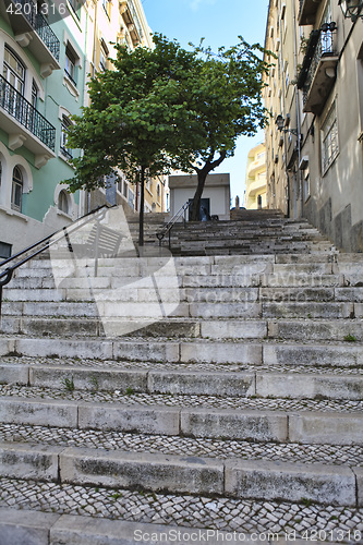 Image of Old stairs in Lisbon  