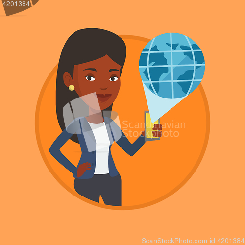 Image of International technology communication.