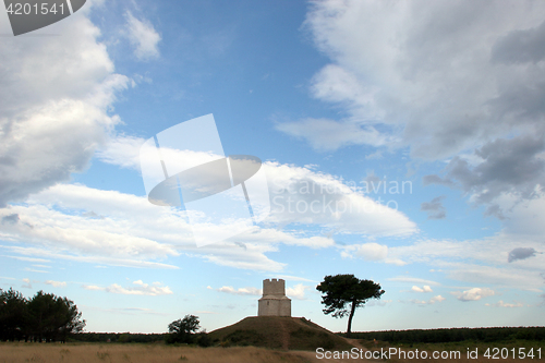 Image of Ancient church on the hill in Nin, Croatia