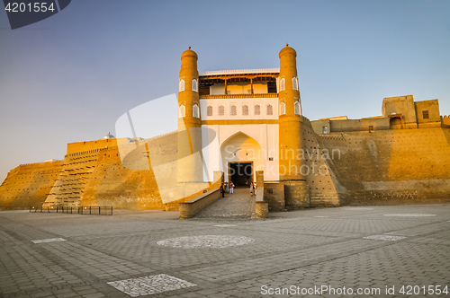 Image of Massive fortress in Bukhara