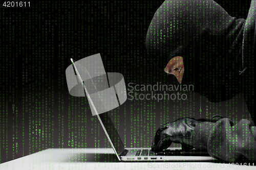 Image of Burglar choose password for computer