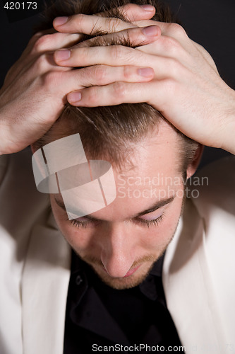 Image of Stress businessman