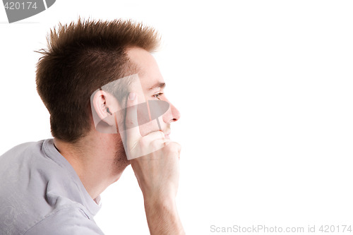 Image of Thinking man