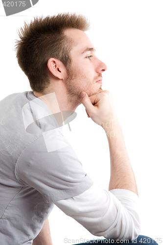 Image of Thinking man