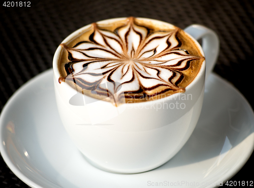 Image of cup of cappuccino