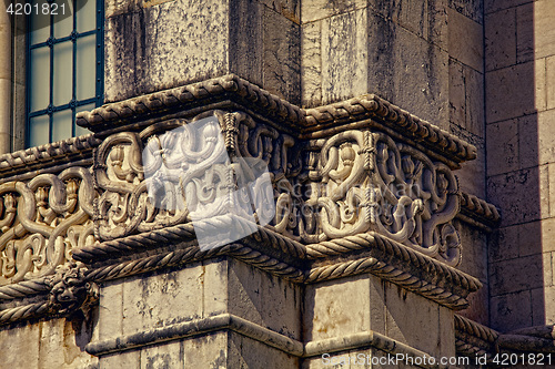 Image of Lisbon - detail Jeronimos Monastery
