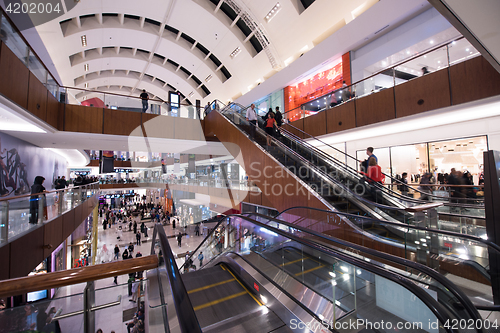 Image of modern shopping center