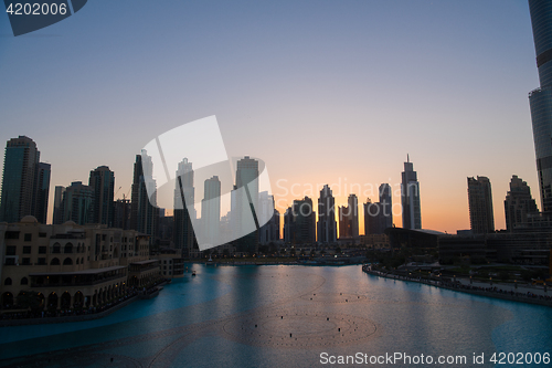 Image of musical fountain in Dubai