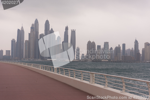 Image of Panorama Dubai city UAE