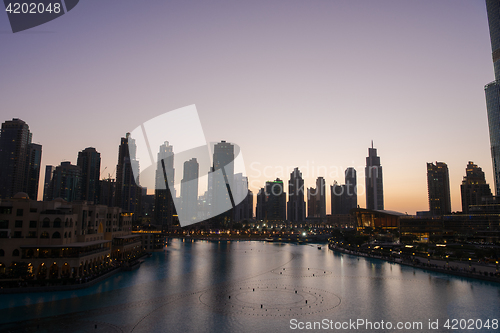 Image of musical fountain in Dubai