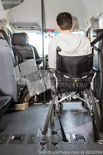 Image of Wheel chair in minivan