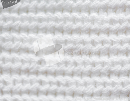 Image of close up of knitted item