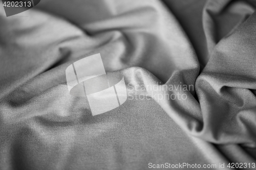Image of close up of gray textile or fabric background