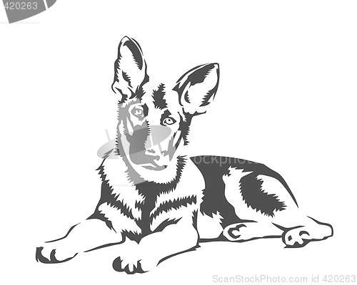 Image of Dog illustration